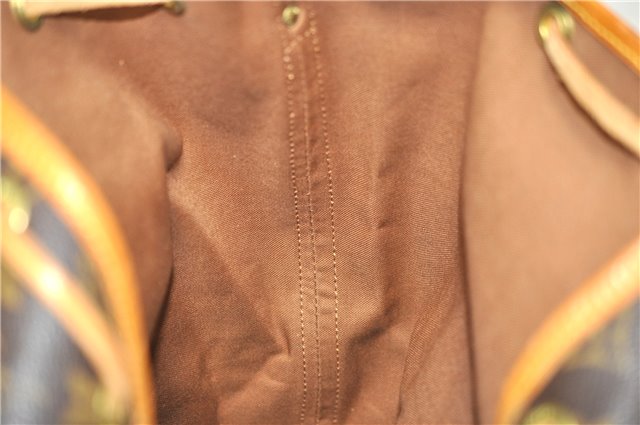 Authentic Louis Vuitton Monogram Noe Shoulder Drawstring Bag M42224 LV 2400F