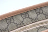 Authentic GUCCI Shoulder Tote Bag GG PVC Leather 181086 Brown Pink 2402C
