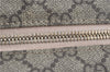 Authentic GUCCI Shoulder Tote Bag GG PVC Leather 181086 Brown Pink 2402C