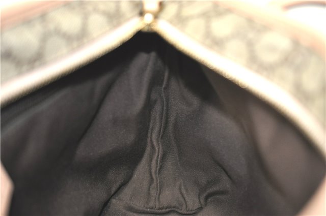 Authentic GUCCI Shoulder Tote Bag GG PVC Leather 181086 Brown Pink 2402C