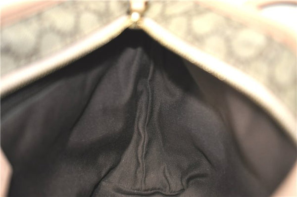Authentic GUCCI Shoulder Tote Bag GG PVC Leather 181086 Brown Pink 2402C
