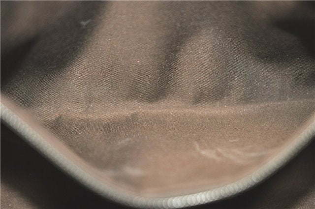 Authentic GUCCI Shoulder Tote Bag GG PVC Leather 181086 Brown Pink 2402C