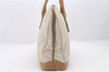 Authentic PRADA Nylon Leather Shoulder Tote Bag Ivory Beige 2402D