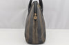 Authentic FENDI Pequin 2Way Shoulder Hand Bag PVC Leather Brown Black 2402I
