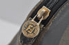 Authentic FENDI Pequin 2Way Shoulder Hand Bag PVC Leather Brown Black 2402I