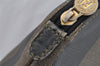 Authentic FENDI Pequin 2Way Shoulder Hand Bag PVC Leather Brown Black 2402I