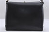 Authentic GUCCI Vintage Shoulder Hand Bag Purse Leather Black 2404D