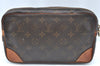 Authentic Louis Vuitton Monogram Marly Dragonne GM M51825 Clutch Hand Bag 2406G