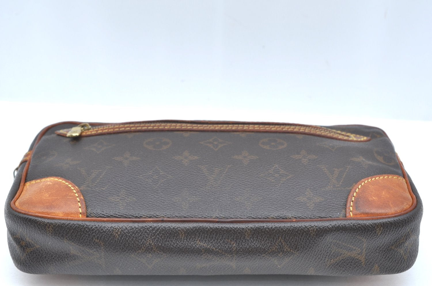 Authentic Louis Vuitton Monogram Marly Dragonne GM M51825 Clutch Hand Bag 2406G