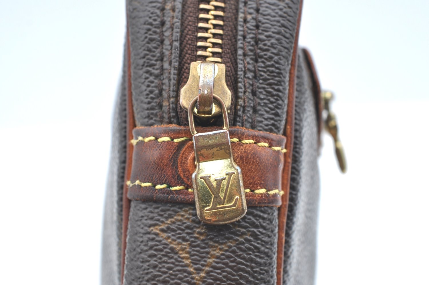 Authentic Louis Vuitton Monogram Marly Dragonne GM M51825 Clutch Hand Bag 2406G