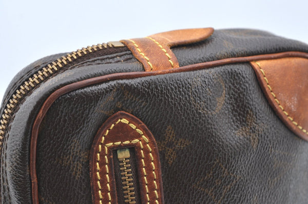 Authentic Louis Vuitton Monogram Marly Dragonne GM M51825 Clutch Hand Bag 2406G