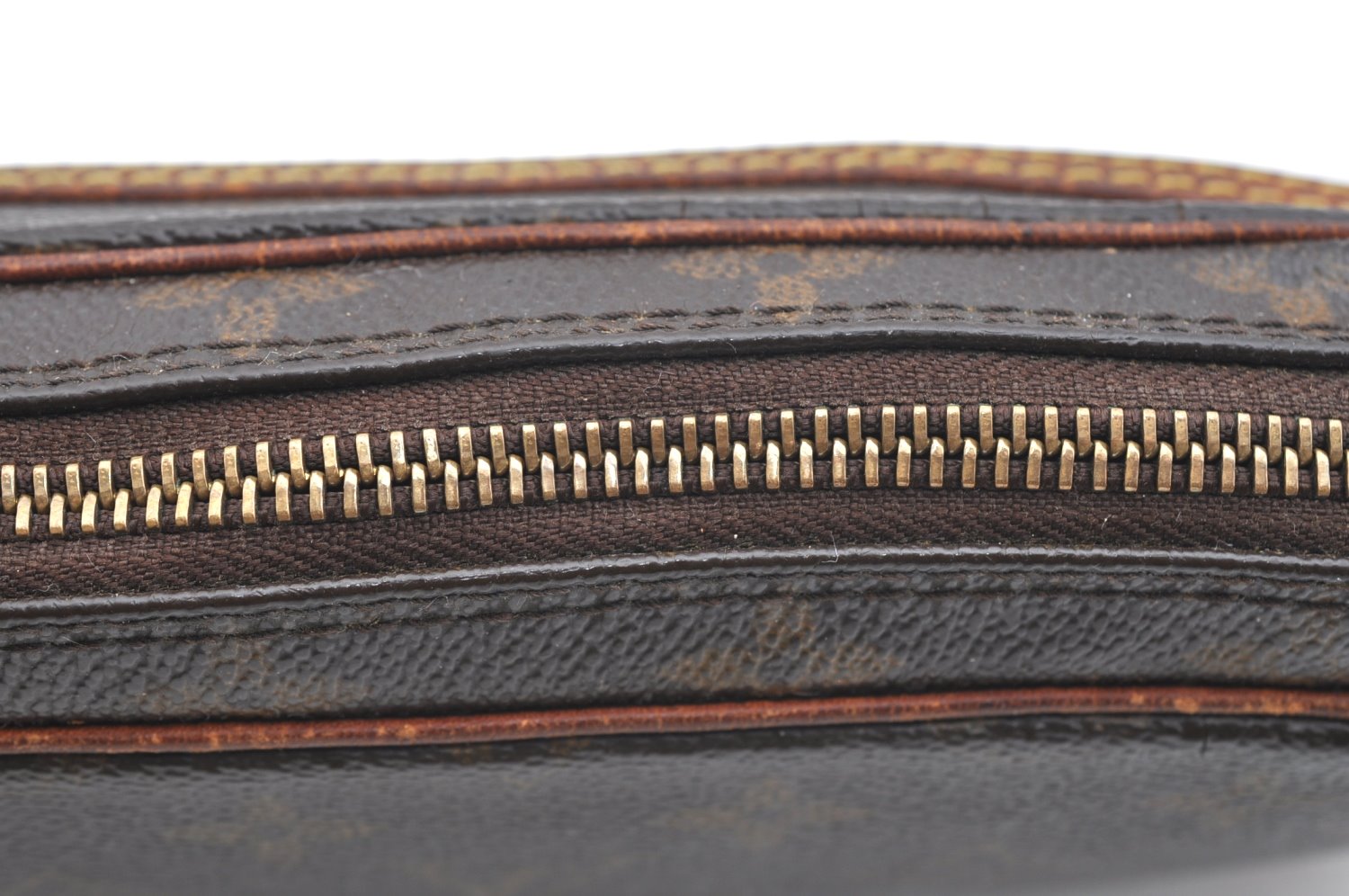 Authentic Louis Vuitton Monogram Marly Dragonne GM M51825 Clutch Hand Bag 2406G