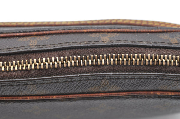 Authentic Louis Vuitton Monogram Marly Dragonne GM M51825 Clutch Hand Bag 2406G