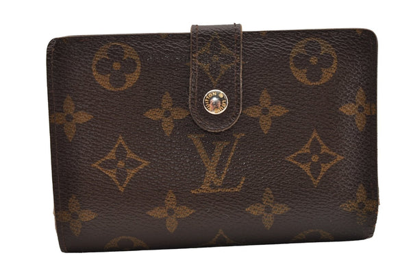 Authentic Louis Vuitton Monogram Portefeuille Viennois Wallet M61674 LV 2406I