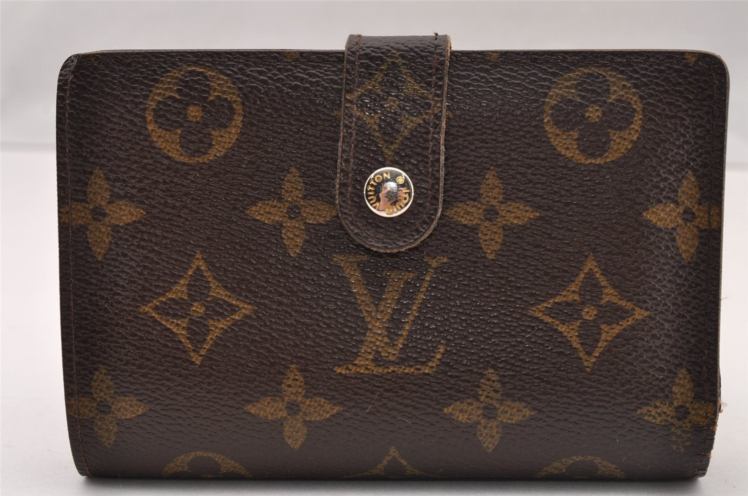 Authentic Louis Vuitton Monogram Portefeuille Viennois Wallet M61674 LV 2406I