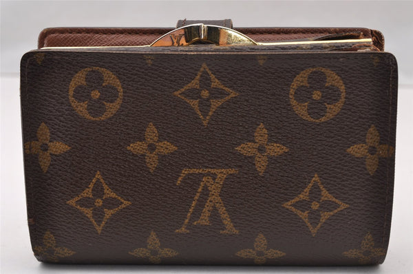 Authentic Louis Vuitton Monogram Portefeuille Viennois Wallet M61674 LV 2406I