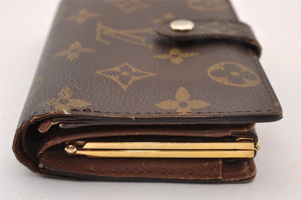 Authentic Louis Vuitton Monogram Portefeuille Viennois Wallet M61674 LV 2406I