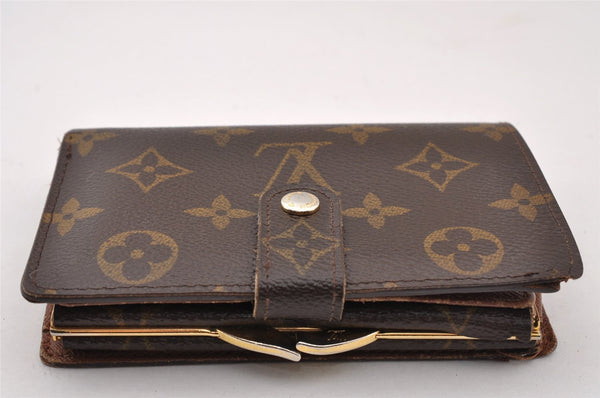 Authentic Louis Vuitton Monogram Portefeuille Viennois Wallet M61674 LV 2406I