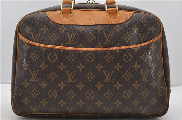 Authentic Louis Vuitton Monogram Deauville Hand Bag M47270 LV 2407D