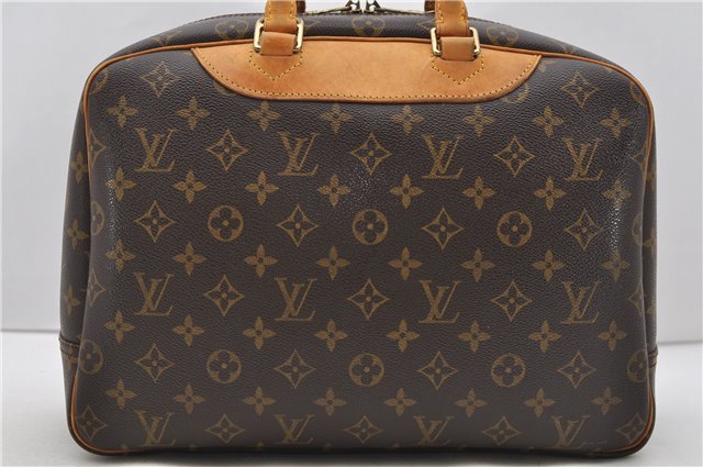 Authentic Louis Vuitton Monogram Deauville Hand Bag M47270 LV 2407D