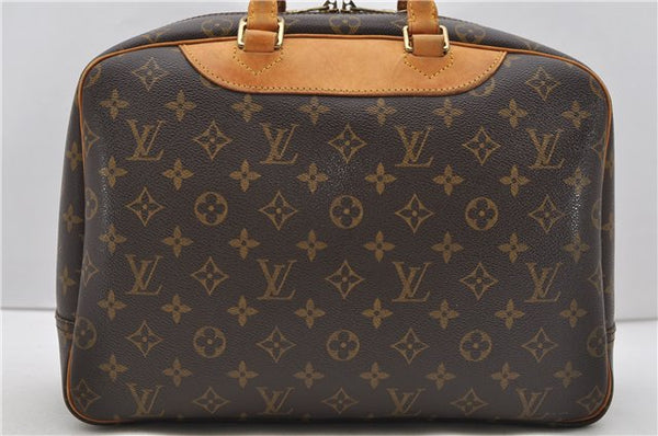 Authentic Louis Vuitton Monogram Deauville Hand Bag M47270 LV 2407D