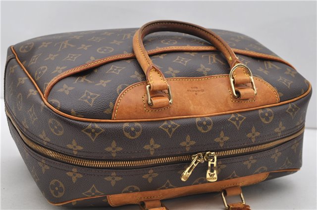 Authentic Louis Vuitton Monogram Deauville Hand Bag M47270 LV 2407D