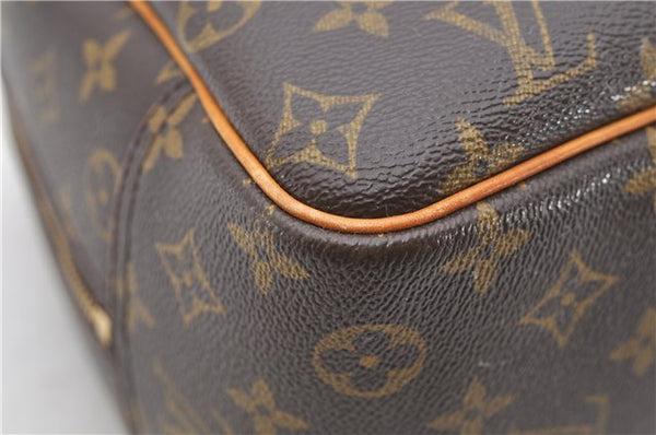 Authentic Louis Vuitton Monogram Deauville Hand Bag M47270 LV 2407D
