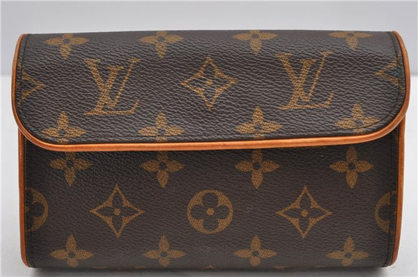 Authentic Louis Vuitton Monogram Pochette Florentine Pouch Waist Bag LV 2407F