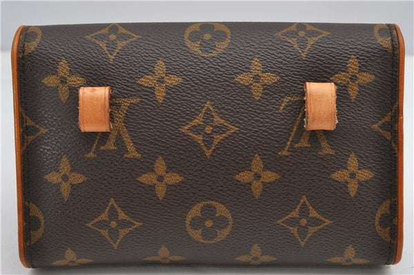 Authentic Louis Vuitton Monogram Pochette Florentine Pouch Waist Bag LV 2407F