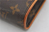 Authentic Louis Vuitton Monogram Pochette Florentine Pouch Waist Bag LV 2407F