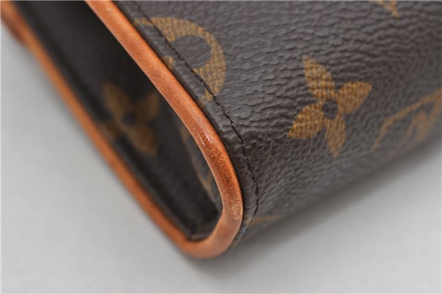 Authentic Louis Vuitton Monogram Pochette Florentine Pouch Waist Bag LV 2407F