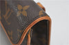 Authentic Louis Vuitton Monogram Pochette Florentine Pouch Waist Bag LV 2407F