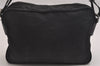 Authentic PRADA Nylon Tessuto Leather Shoulder Cross Body Bag Purse Black 2409I