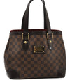 Authentic Louis Vuitton Damier Hampstead PM Shoulder Tote Bag N51205 LV 2410F