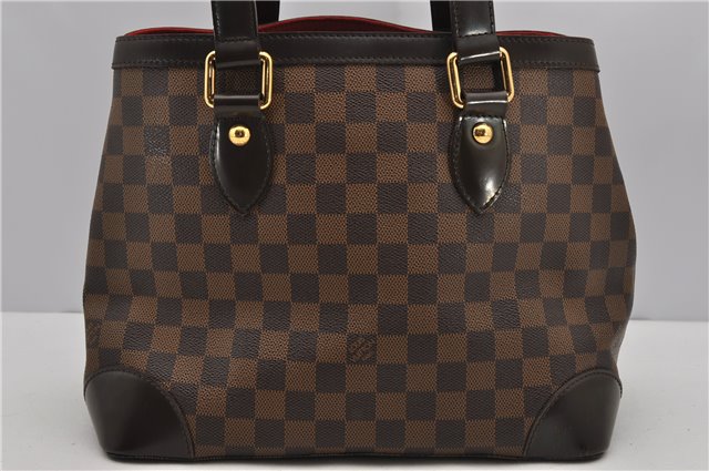 Authentic Louis Vuitton Damier Hampstead PM Shoulder Tote Bag N51205 LV 2410F