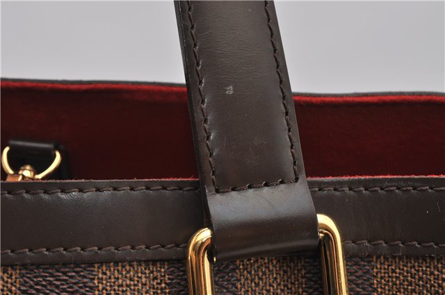 Authentic Louis Vuitton Damier Hampstead PM Shoulder Tote Bag N51205 LV 2410F