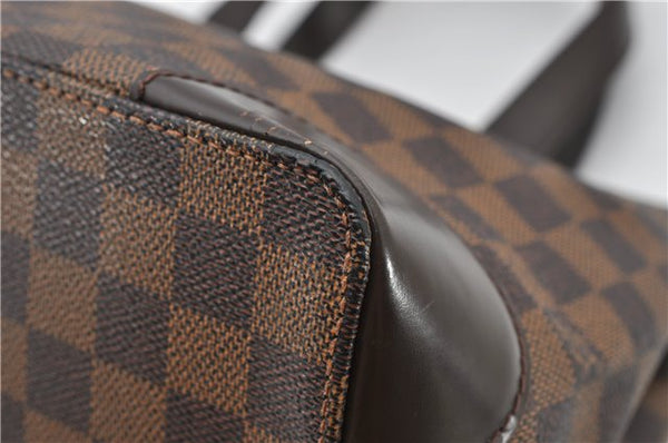 Authentic Louis Vuitton Damier Hampstead PM Shoulder Tote Bag N51205 LV 2410F