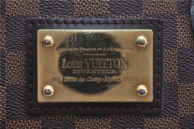 Authentic Louis Vuitton Damier Hampstead PM Shoulder Tote Bag N51205 LV 2410F