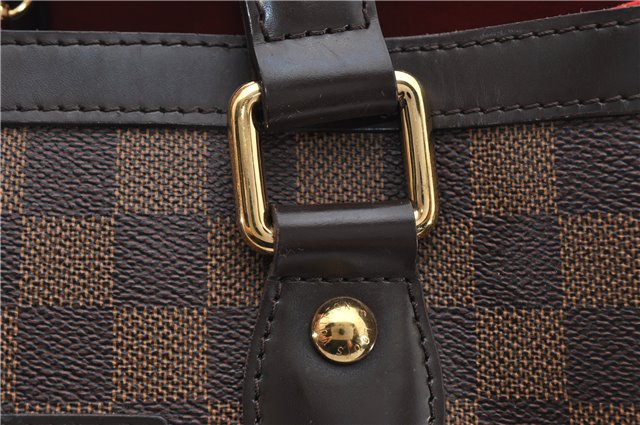 Authentic Louis Vuitton Damier Hampstead PM Shoulder Tote Bag N51205 LV 2410F