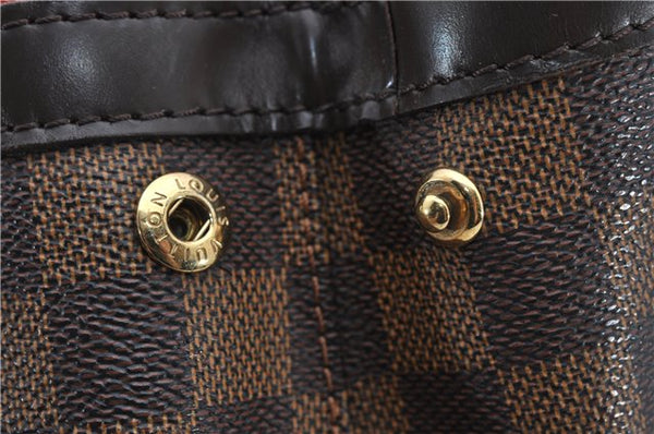 Authentic Louis Vuitton Damier Hampstead PM Shoulder Tote Bag N51205 LV 2410F