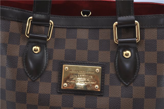 Authentic Louis Vuitton Damier Hampstead PM Shoulder Tote Bag N51205 LV 2410F