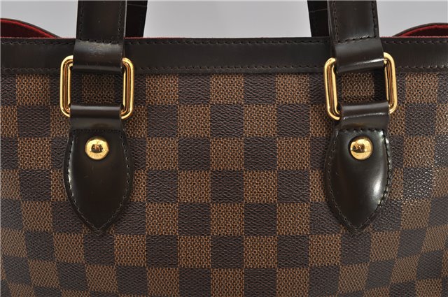 Authentic Louis Vuitton Damier Hampstead PM Shoulder Tote Bag N51205 LV 2410F