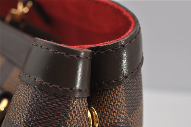 Authentic Louis Vuitton Damier Hampstead PM Shoulder Tote Bag N51205 LV 2410F