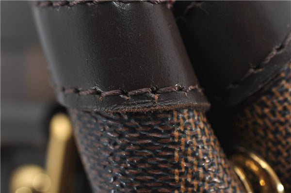 Authentic Louis Vuitton Damier Hampstead PM Shoulder Tote Bag N51205 LV 2410F