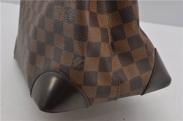 Authentic Louis Vuitton Damier Hampstead PM Shoulder Tote Bag N51205 LV 2410F