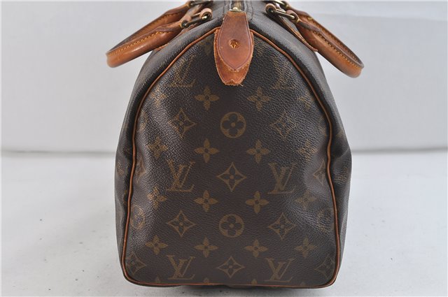 Authentic Louis Vuitton Monogram Speedy 30 Hand Bag M41526 LV 2412D