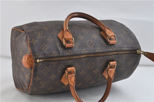 Authentic Louis Vuitton Monogram Speedy 30 Hand Bag M41526 LV 2412D