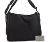 Authentic PRADA TESSUTO + SAFFI Nylon Leather Shoulder Bag V158 Black 2412I
