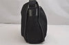 Authentic PRADA TESSUTO + SAFFI Nylon Leather Shoulder Bag V158 Black 2412I