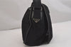 Authentic PRADA TESSUTO + SAFFI Nylon Leather Shoulder Bag V158 Black 2412I
